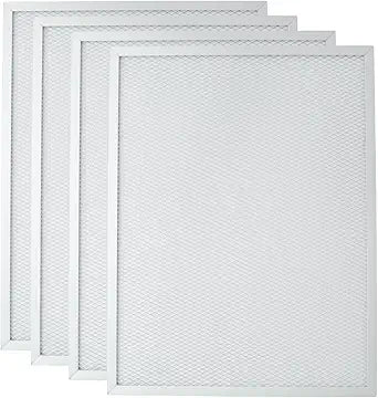 4Pcs 50000293-002 Post Filter Compatible with HoneyWell Electronic Cleaner F300E F300A F50F F58F Series 16" x 25" Equipment Models Replacement Parts 16" x 12.5"