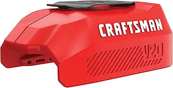 CRAFTSMAN V20 USB Adapter, USB Power Source for Charging Phone, Tablet, Batteries, and More, Bare Tool Only (CMCB002B)