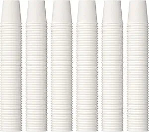 JOLLY PARTY 2 oz Paper Cups, 1440 Pack Small Bathroom Paper Cups, White Mouthwash Cups, Disposable Mini Espresso Cups, Paper Sampling Cup