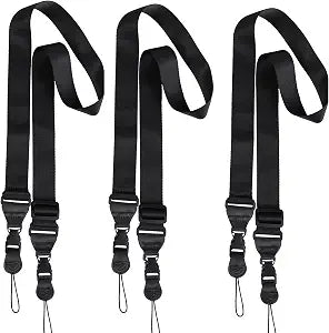 3 PACK Adjustable Shoulder Strap, Durable Nylon Neck Portable Lanyard, Suitable for iPad, iPhone, Camera, Binocular, Crossbody Laptop, Luggage Bag 24 * 12 * 2.2 cm