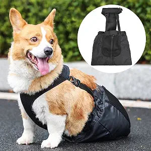Dog Drag Bag for Paralyzed Rear Legs- Dog Wheelchair Alternative Protects Chest and Limbs (X-Large)