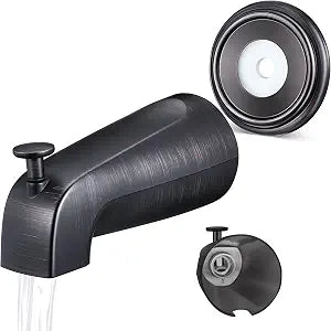 Thread On 5-1/4 Inches Bathroom Tub Spout with Diverter, Oil Rubbed Bronze