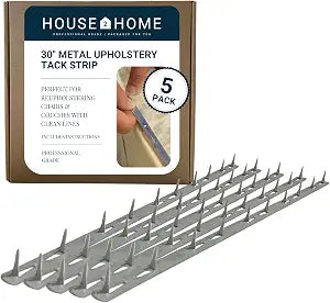 House2Home Upholstery Tack Strips for Furniture  Metal, 30" 5-Pack
