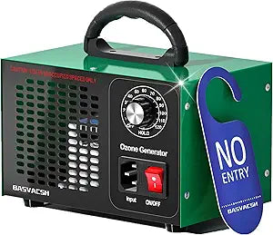 Ozone Generator 45,000mg/h, Home/Industrial O3 Car Deodorizer. Ozone Machine Air Ionizer Ozone Odor Eliminator for Strong Odor. Odor Eliminator for Home, Car, Pet. Room Deodorizer For 2500 sq ft.