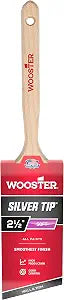 Wooster 5221-2 1/2 Silver Tip Wall & Trim Angle Sash Paintbrush 2 1/2"