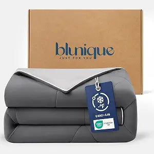 Cooling Comforter & Cooling Blanket for Hot Sleepers Better Cooling with Instant Cool Touch Technology | 10xCooler | Q-Max 0.46 | Lightweight Double-Sided Breathable Gift for Women, Men & Teens,Queen