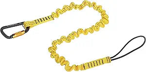 DBI-SALA Python Safety Hook2Loop Yellow Tubular Webbing Tool Tether - 5/8 in Width - 32 to 47 in Length - 852684-93092 [PRICE is per EACH]
