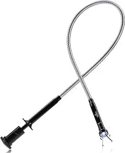 NoCry Magnetic Flexible Claw Grabber Pickup Tool with Bright LED Light - 27.7in Long Magnetic Pickup Tool, Retractable Claw Grabbing Tool, Magnetic Grabber Tool with 5lb Pull Strength Pick Up Tool