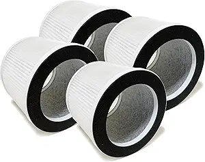 Nispira True HEPA Filter Replacement Compatible with Rigoglioso Air Purifier GL-2109 GL2109. 4 Packs