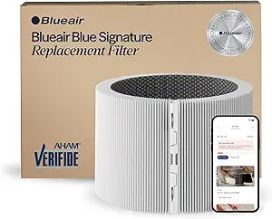 BLUEAIR Blue Signature Large Genuine Replacement Filter for Large Model Air Purifier, Patent-Pending Air Purifier Filter, Removes Pollen, Dust, Smoke, Pet Hair & Odors