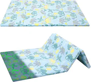 MeMoreCool Foldable Kids Floor Mattress, Play Mat Muscle Mat Large 6x4 FT, Thicken Foam Tatami Futon Mattress for Children Play Area, Sleeping Crawling Pad for Playroom