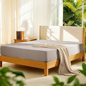 LBRO2M 100% French Linen King Fitted Sheet Only (1 Piece) 16 Inch Deep Pocket Premium Flax Linen Bottom Sheet Breathable, Soft, Durable Cozy All Season (King, Linen)