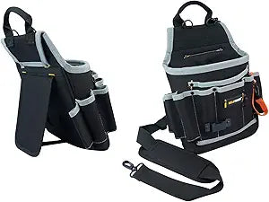 MELOTOUGH Electrician Tool Pouch Tool Belt Pouches Multiple Pockets Tool Organizer for Technician, Maintenance, HVAC