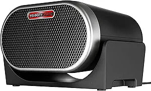 Vornado VC-01 Ceramic Heater with Velocity Tuned Heat┬, 15┬░ Tilt, Quiet Personal or Whole Room Indoor Heater, Reusable Pre-Filter, 4 Heat Settings, Powerful Heater for Bedroom and Home, Black