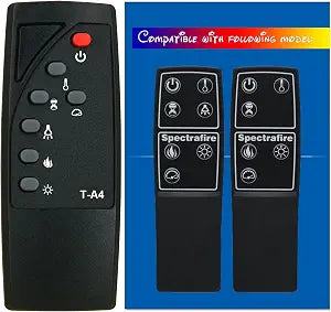 Replacement for Twin Star ClassicFlame Classic Flame Electric Fireplace Stove Heater Infrared Remote Control 18EF031GRP 18EF031SRP 23EF031GRP 23EF031SRP 25EF031GRP 26EF031GRP 26EF031SRP 328EF031GRP
