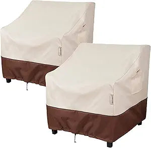 Patio Chair Covers Outdoor Furniture Covers Waterproof Fits up to 32" W x 37" D x 36" H 2Pack