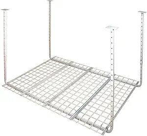 Ceiling Mounted Adjustable Shelf in White