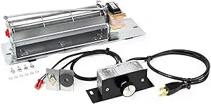 FK24 Fireplace Blower Fan Kit for Majestic, Martin, Temco, & More - Ball Bearing, Energy-Efficient Fireplace Fan Blower Kit w/Quiet High Airflow Motor - Easy to Install Home Heating Accessories