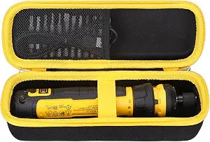 Case for DEWALT Cordless Screwdriver with FLEXDRIVE Control and Screwdriving Bits DWHT66719 - Travel Protective Carrying Storage Bag (Black)