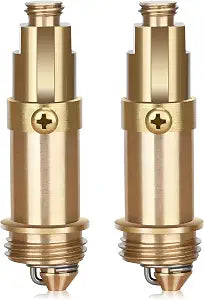 2Pcs Sink Pop Up Stopper Replacement, Bathroom Sink Clicker Pop Up Bolt Bathroom Clicker Bolt Replacement Drain Plug for Basin, Fits Most Sinks & Tubs