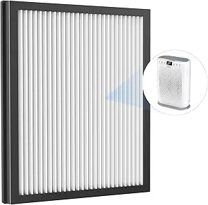 LUNINO Air Purifier Replacement Filter, 3 Stage HEPA Filter E-200 Air Purifier, Air Cleaner Filter, 1 Pack, White