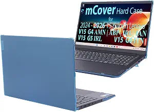 mCover Case ONLY Compatible for 2024-2026 15.6" Lenovo V15 G4 / G5 / G6 Series Windows Notebook PC(with 180 Hinge, NOT Fitting Any Other Lenovo Models)- Aqua