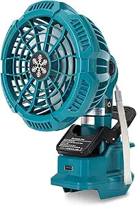 Taingwei Portable Clip on Fan for Makita 18v Battery,Battery Powered Stroller Fan with 3 Energy Efficient Speed Settings for Bedroom,Outdoor,Camping and Job Site(Tool Only)