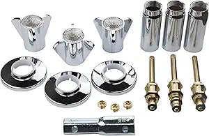 DANCO Tub and Shower 3-Handle Remodeling Trim Kit for Sayco, Chrome (39620)