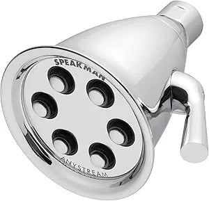 Speakman S-2256-E2 Icon Anystream Multi-Function Adjustable Signature Brass Shower Head, Polished Chrome