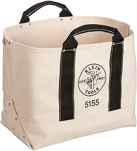 Klein Tools 5155 Canvas Tool Bag, 17-Inch
