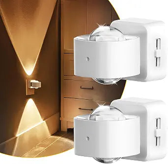 L LOHAS LED Night Lights Plug into Wall, Night Light Projector Light Sensor