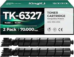 TK-6327 TK6327 Toner Cartridges Black 2-Pack High Capacity Replacement for Kyocera TK6327 TK-6327 1T02NK0US0 Compatible with TASKalfa 4002i 5002i 6002i Printers Toner Kit, 35,000 Pages Monochrome ink