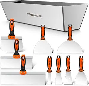 THINKWORK Drywall Knife Set, 10Pcs Drywall Tools Kit