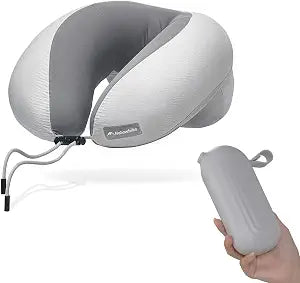 Naturehike Neck Pillow Aeroplane Inflatable, Pressure Air Cushion Inflatable Travel Pillow, Lightweight Neck Pillow Adult for Airplane, Train, Office