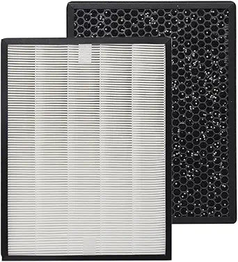 PUREBURG XD6231 Replaccement Filter Set Compatible with Rowenta PU3030 PU3040 PU30808 PURE Air GENIUS Air Purifier,1-Pack H13 HPEA Activated carbon 2-in-1