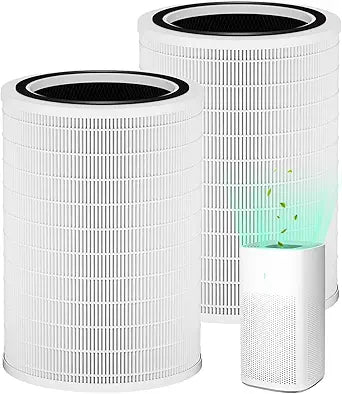 12010 Filter Replacement, Compatible with Clorox Large Room Air Purifier 11010 & 11011, 1,500 Sq. Ft. Capacity (12010 Filter)