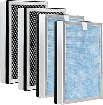 Upgraded 25 Replacement Filter, Compatible with 25 S1/W1/B1 Air Purifier,4 in 1 Stage with Pre-filter,High-Efficiency Core Layer,and Activated Carbon,4-Pack