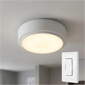 Energizer Battery Powered Ceiling Light with Wireless Wall Switch