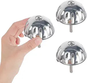 2Pcs Stainless Steel Urinal Strainer Screen Drain Stopper  Heavy Duty Urinal Filter Snap In Urinal Funnel Cover for Bathroom Toilet, Metal Urinal Screen for Home Commercial Restroom