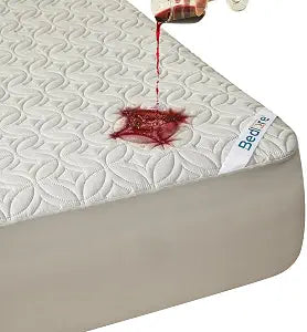 BEDLORE Waterproof Mattress Protector, Cal King Size Mattress Pad with Deep Pocket 6"-18" Depth, Soft Dirt-Proof Double Bed Mattress Cover for Bedroom, College Dorm, Hotel (Light Gray)