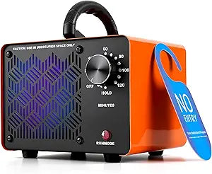HHGM 198,000mg/h Dual-Fan Ozone Machine Generator High Capacity Ozone Odor Eliminator Odor Removal Air Purifier Ionizer & Deodorizer for Car, Home, Smoke, Pets, Industrial, Basement, Commercial