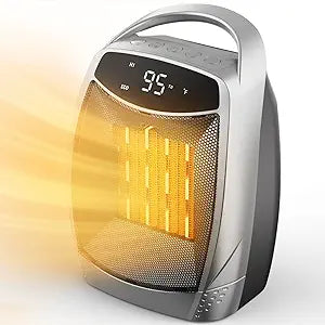Portable Space Heater, Brightown 1500W Personal Electric Heater with Timer, 4 Modes Quiet Desk Heater, Overheating & Tip-Over Protection 1s Fast Heating Small Heater for Indoor Use, Office, Bedroom