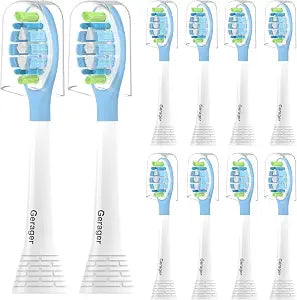 Replacement Toothbrush Heads for Philips Sonicare Toothbrush, 10 Pack White