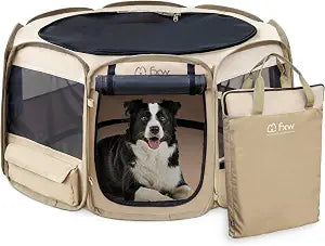FXW Gotent Unleashed Dog Playpen Designed for Indoor/Outdoor/Travel Use, Suitable for Puppy and Small Dogs, Portable & Foldable, 45 inchPatent Pending