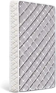 Premium Hypoallergenic Baby Crib Mattress and Toddler Mattress - 52" x 27.6" x 5" - Breathable - Firm Soft - Fits Standard Cribs and Toddler Beds