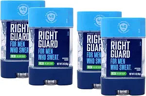 Right Guard Sport Antiperspirant and Deodorant, Clear Gel, Fresh, 3 Ounce (Pack of 4)