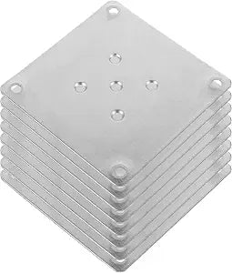 Mounting Plates for Furniture Legs: 8 PCS Table Leg Mounting Plate Furniture Leg Attachment Plates Flat Connector Attachment Bracket Base for Sofa Cabinet Chair Seat Repair Replacement