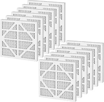 Nispira Air Scrubber Replacement Filter Compatible with Mounto AF500, Dri-Eaz HEPA 500, BlueDri AS550 High Efficiency Air Filter Replacement, 12 Pack