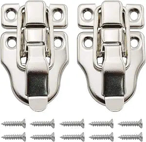 SDTC Tech 2-Pack Antique Duckbilled Toggle Latch Silver
