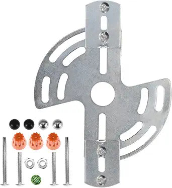 Canomo Lighting Adjustable Crossbar Kit Multifunctional Light Fixture Crossbar Plate Support to 35lb for Mount Wall Light, Close to Ceiling Light, Chandelier, 1 Set